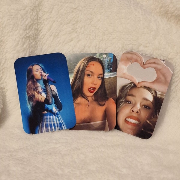 Photocards Olivia Rodrigo (Sour + Guts)