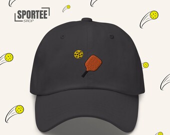 Casquette joueur de Pickleball, casquette de baseball brodée, cadeau pickle ball