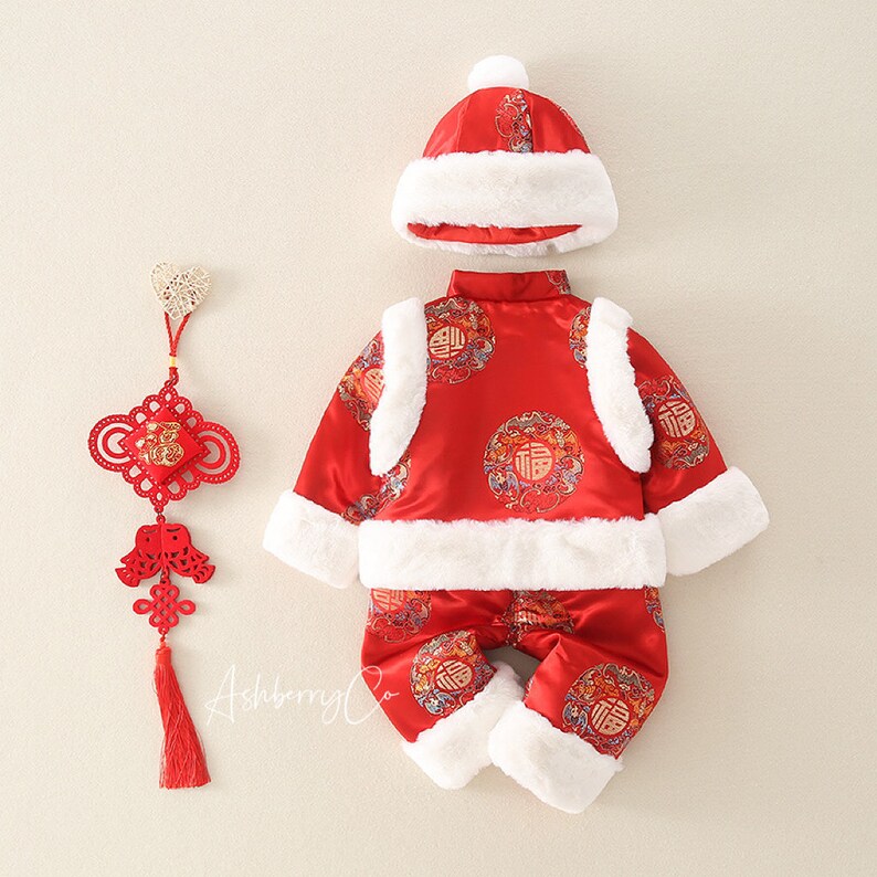chinese new year baby outfit girl