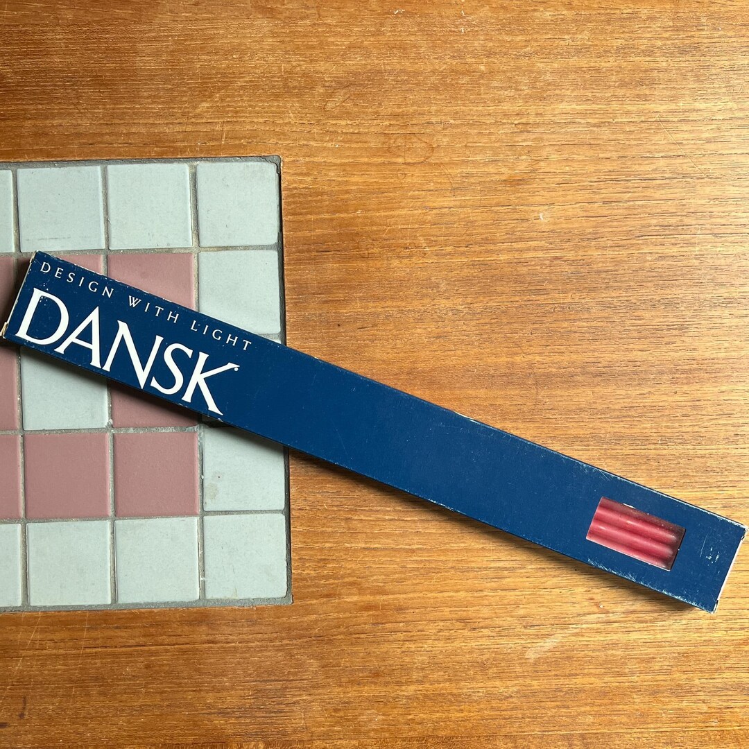 Dnsk Rmed Vintage Dansk Red Taper Candles, Set of 12, Mid Century Modern - Etsy