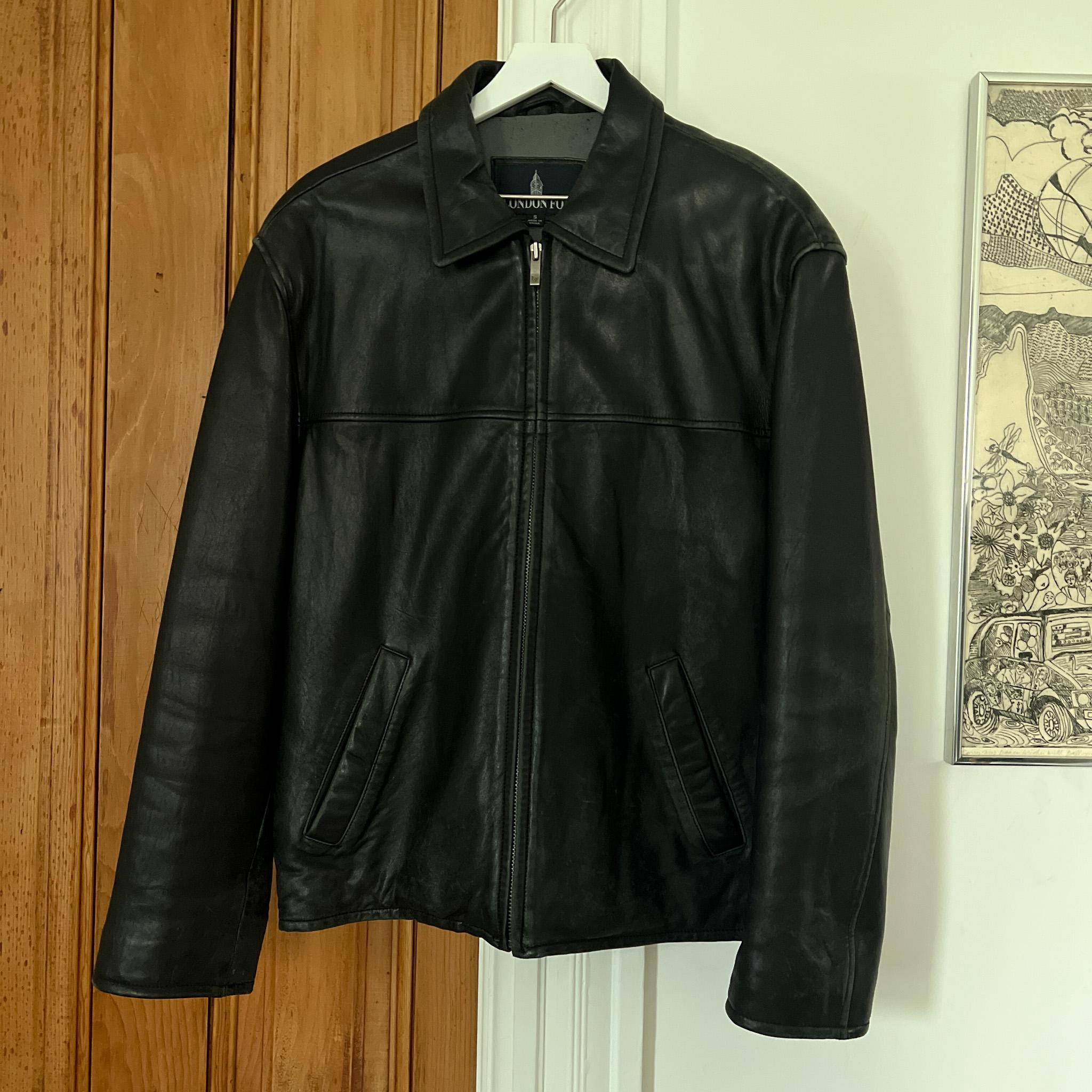 Leather London Fog Jacket - Etsy