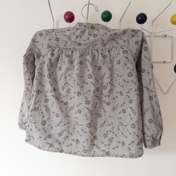 Bonpoint floral print blouse top Size 6 - image 5