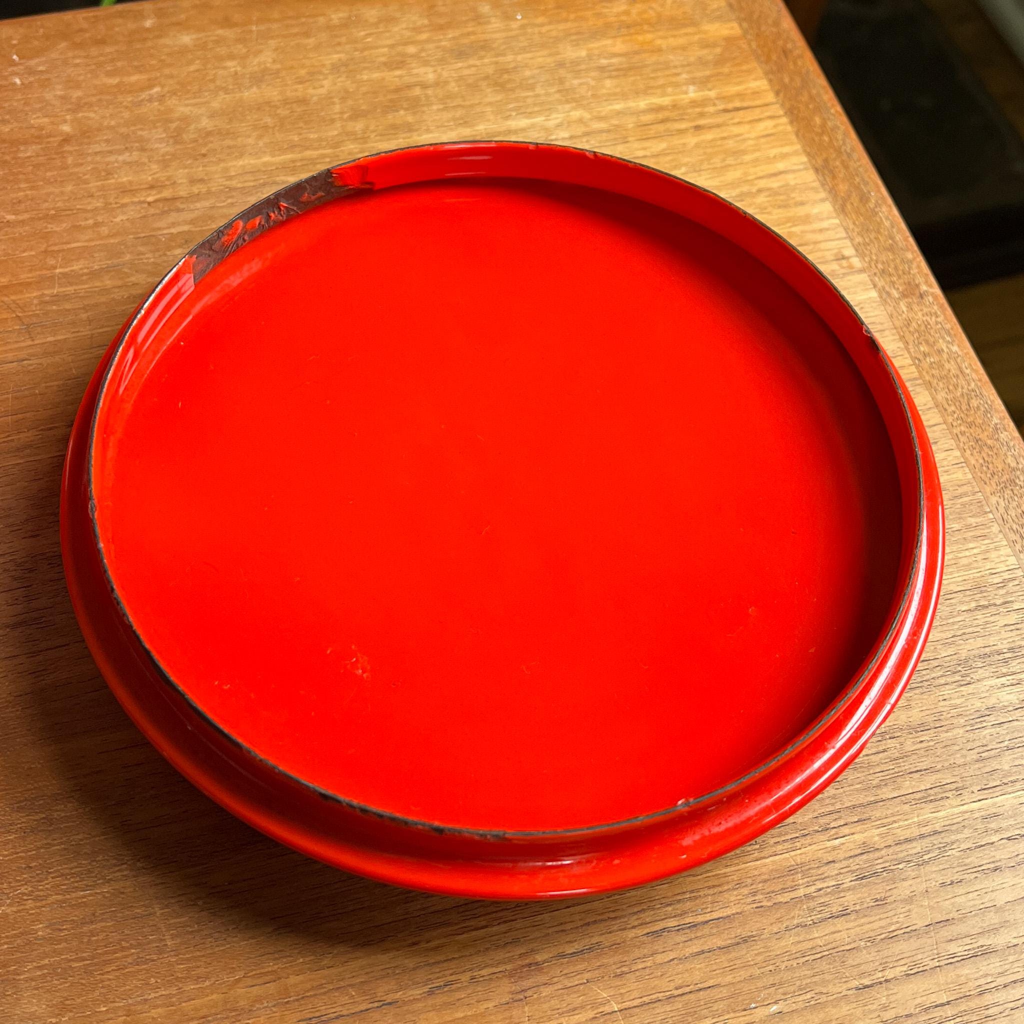 Vintage Dansk Kobenstyle Red Enamel Dutch Oven, Mid-century Modern