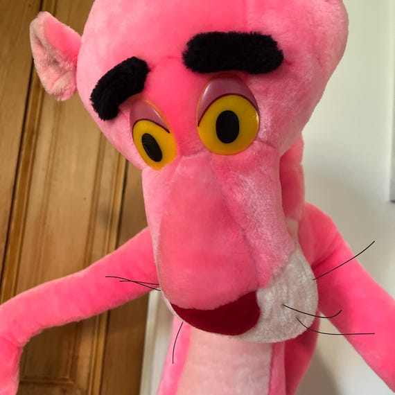 Rare Vintage 1992 Jumbo Pink Panther Plush Plushie United Artists