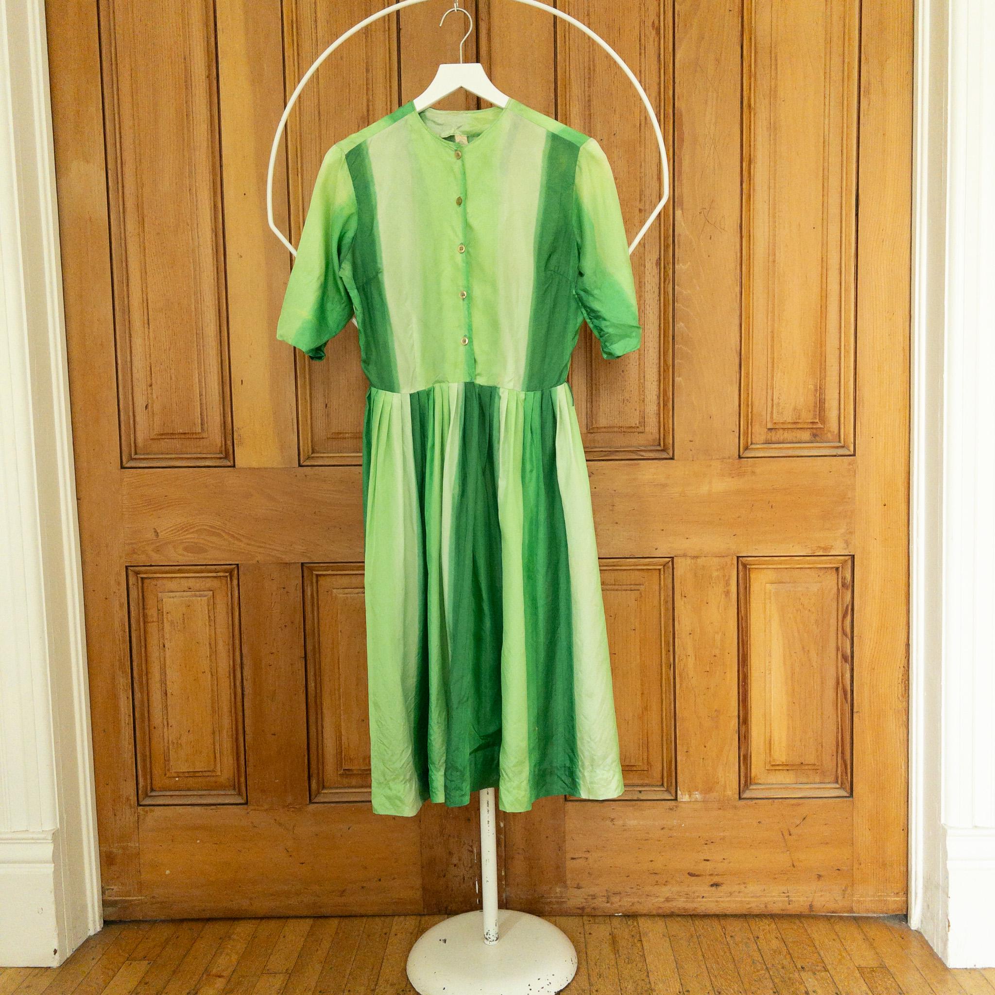 1940's Green Dress - Etsy