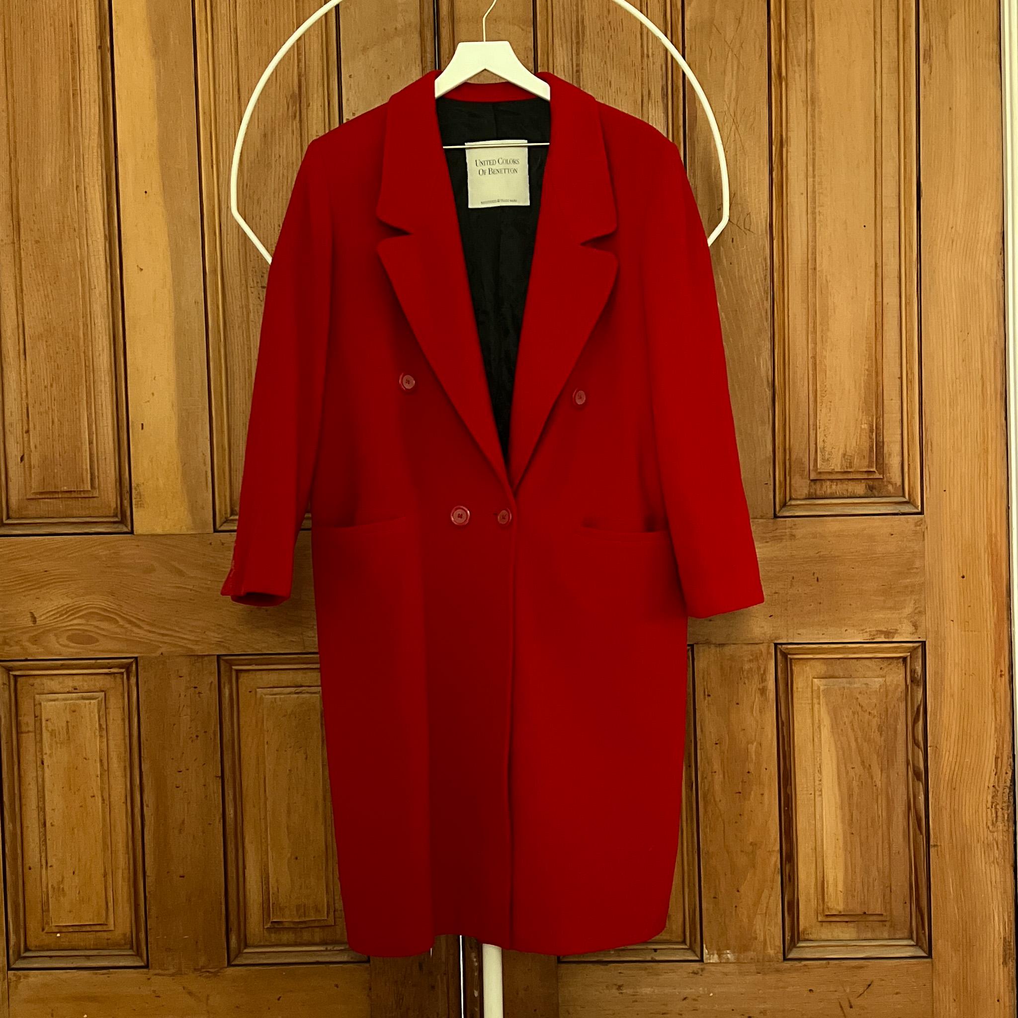 United Colors of Benetton Red - Etsy