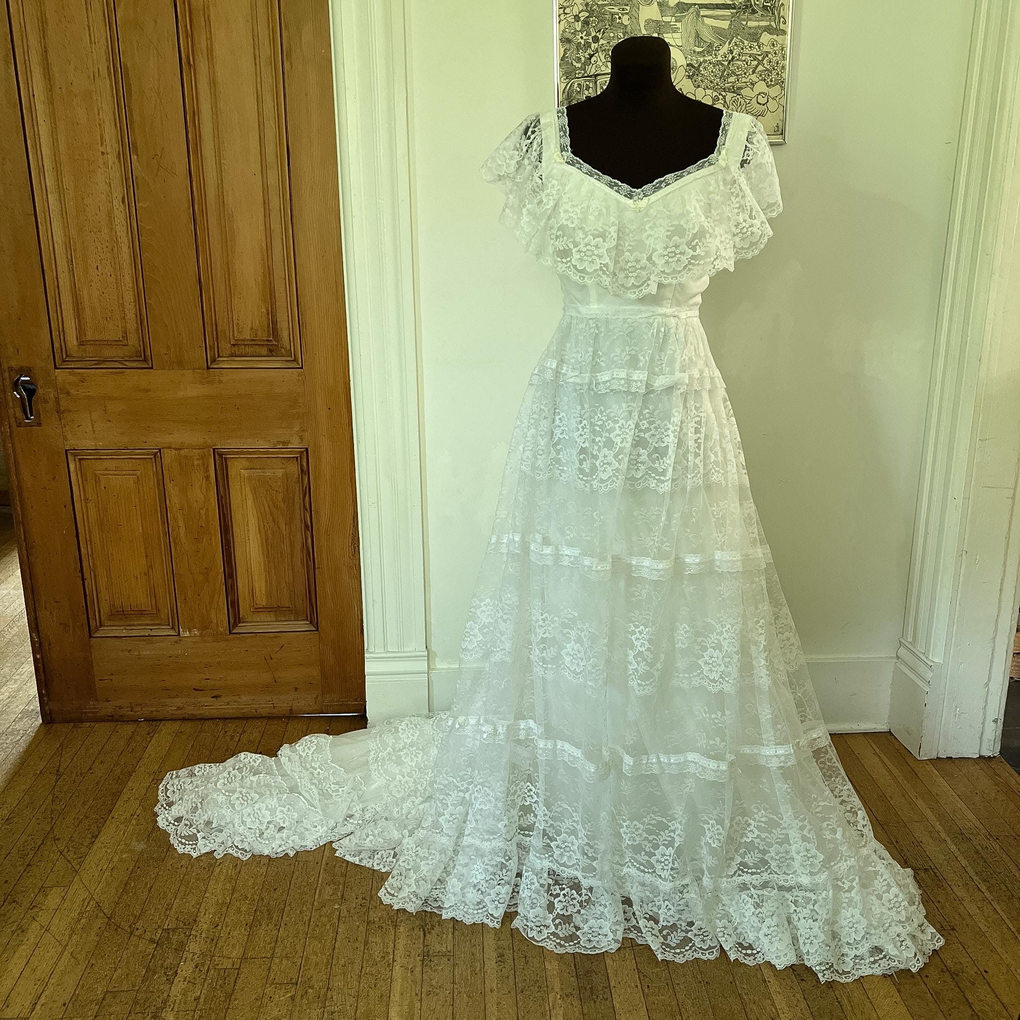 Vintage Lace Made Dress - Etsy
