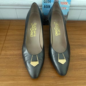 Salvatore Ferragamo Chocolate Leather Slip-Ons with Silver Accent Amazon.com | Salvatore Ferragamo Benford Gancini Bit Leather  main image 2