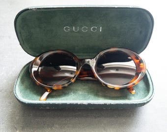 Vintage Sunglasses Gucci GG 2482 DG69 Pin up Glasses Made in Italy