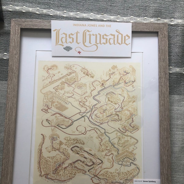 Indiana Jones: The Last Crusade - Movie Map