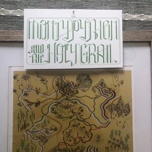 Monty Python & the Holy Grail Movie Map - Etsy