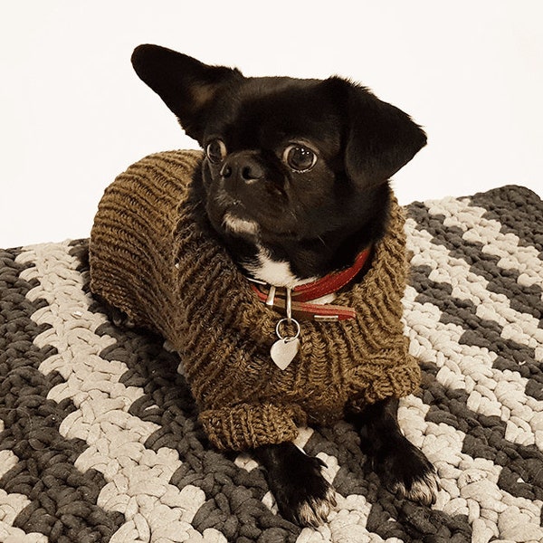 Dog Sweater Crochet PDF Pattern DIY Knitting PDF Pattern