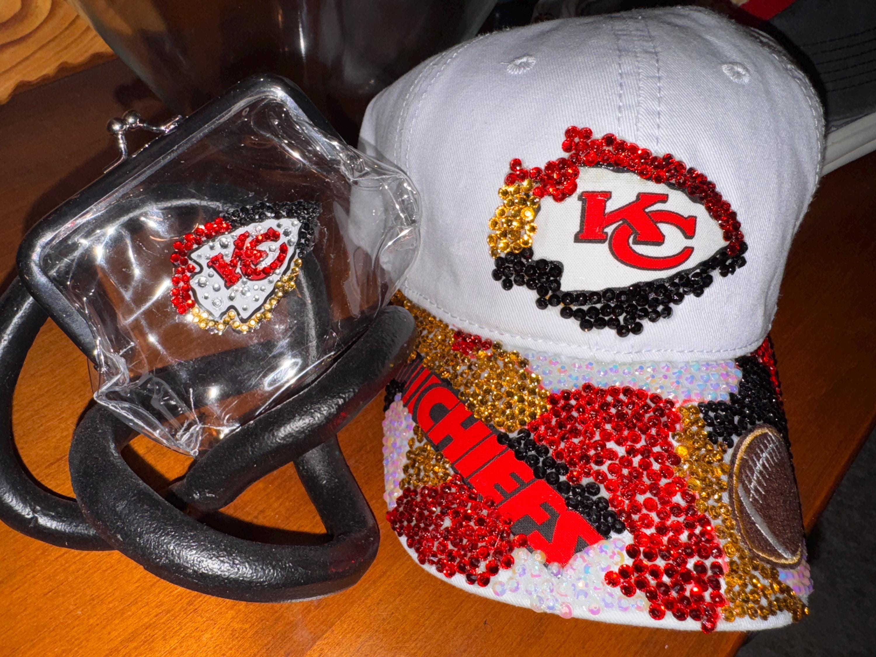 Kc Chiefs Rhinestone Hat - Etsy display picture 2
