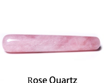 Quartz rose Yoni Baguette de massage Plaisir personnel Couples Plaisir Aventurine Obsidienne Améthyste Jaspe rouge Obsidienne rouge Agate folle Howlite