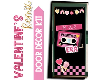 In Our Valetine's Era Valentine's Day Door February Door Valentine's Era Bulletin Board February Door Decor Valentine's Day Bulletin Board