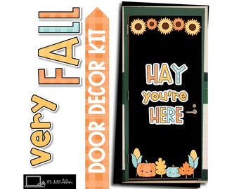 Fall Door Decor Fall Bulletin Board Very Fall Patel November Door Fall Pastel Door Decor Fall Autumn Bulletin Board October Door Decor