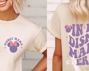 In My Disney Mom Era Shirt, Disney Mom Shirt, Minnie Mouse Mom Shirt, Disney Mama Shirt, Disney Mothers Day Tee, Gift For Mommy Tee, Epcot