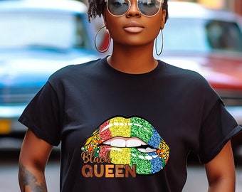 Juneteenth Black Queen Shirt, Civil Rights Shirt, Black Girl Tee, Black History Month Shirt, 1865 Juneteenth Shirt, Black Lives Matter Tee
