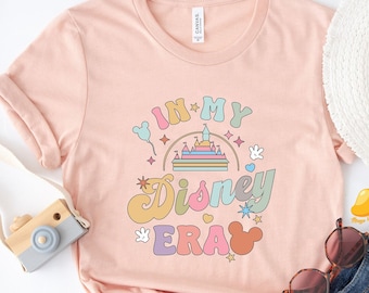 In My Disney Era Shirt, Disney Trip, Colorful Vacay Shirt, Disney Aesthetic Shirt, Disney Castle Mickey Head shirt, Disneyworld Family Shirt
