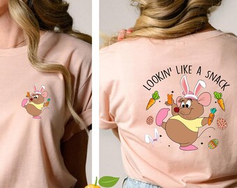 Disney Easter Gus Gus Lookin Like A Snack Shirt, Easter Disneyland Shirt, Disney Bunny Gus Gus Easter Gift Shirt, Happy Easter Day