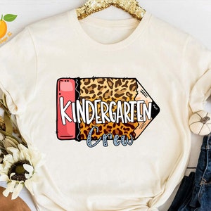 Kinder Crew Shirt, Kindergarten Shirt, Kindergarten Teacher Shirt, Kindergarten Graduation Gift, Unisex Graphic Tee, Kinder Team, Squad Tee