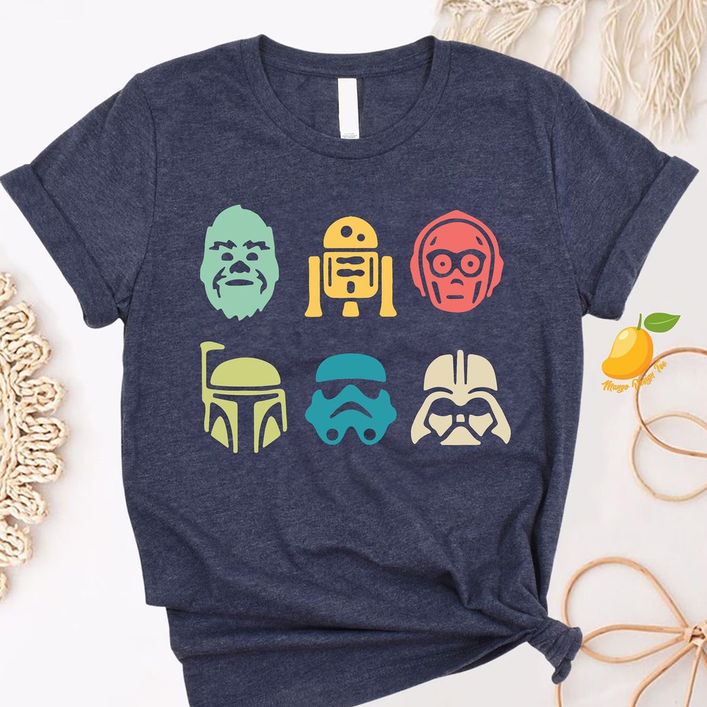 Star Wars Shirt Star Wars Retro Shirt, Disney Star Wars Kid Tee, Star Wars Crewneck Shirt, Disney Family Vacation Tee, Star War Character,Gift For Men Women Darth Vader Shirt Unisex Style Shirthome