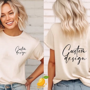 Custom T-Shirt, Customizable T-Shirt, Custom Shirt, Personalized T-Shirt, Custom Birthday Gift, Custom Unisex Shirts, Custom Logo T-Shirts