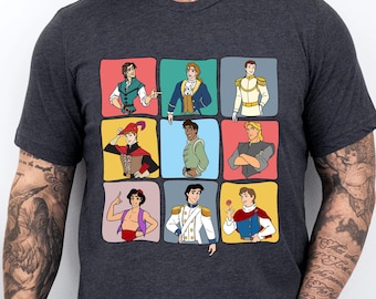 Disney Prince shirt, Prince Squad Shirt, Disney Family Trip Shirt, Disney Boys Trip shirt, Prince Team shirt, Disney Men Tee,
