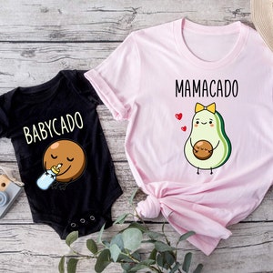Mamacado and Papacado Shirt, New Mommy Shirt, Pregnancy Gift, Mom to be Shirt, Mom and Dad Shirts, New Mommy Shirt, Mothers Day Shirt