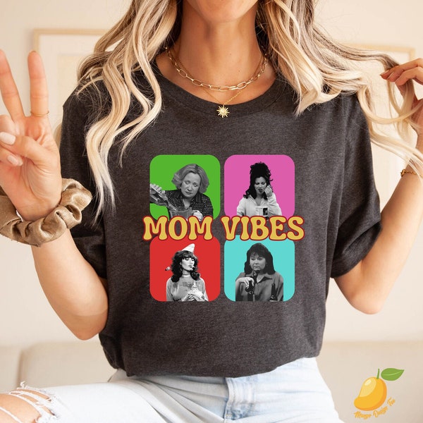 90’s Mom Vibes Vintage Funny Mom Shirt, Iconic Moms Retro Shirt, Trendy Graphic Mama Gift Shirt, Cool Mom Life Gifts, Mother's Day Gift