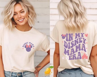 In My Disney Mom Era Shirt, Disney Mom Shirt, Minnie Mouse Mom Shirt, Disney Mama Shirt, Disney Mothers Day Tee, Gift For Mommy Tee, Epcot