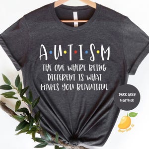 Autism Awareness Shirt, Autism Acceptance Shirt, Autism Month Tee, Autism Mom Shirt, Rainbow Neurodiversity Shirt, Teacher Autism Gift Shirt image 1
