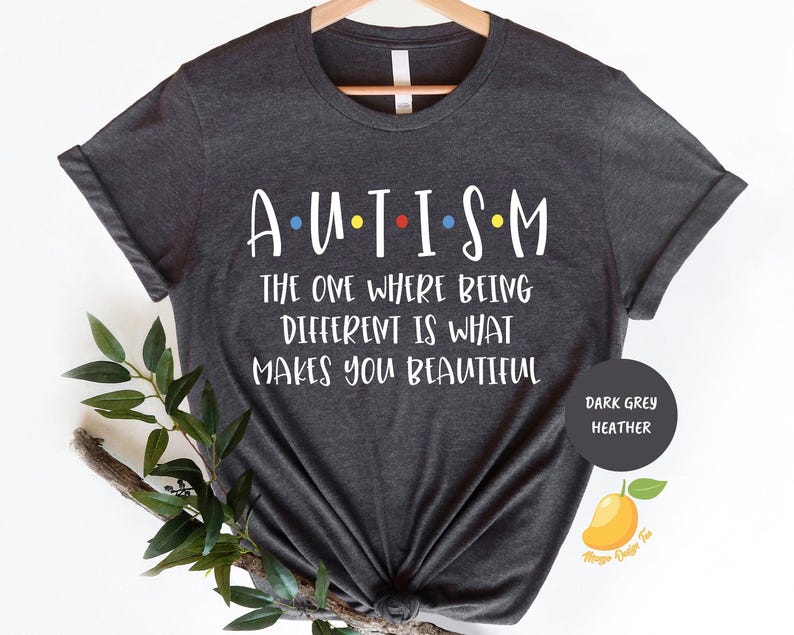 Autism Awareness Shirt, Autism Acceptance Shirt, Autism Month Tee, Autism Mom Shirt, Rainbow Neurodiversity Shirt, Teacher Autism Gift Shirt image 1