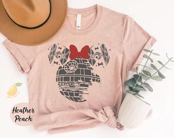 Minnie Death Star, Star Wars Shirt, Disney World Shirt, Star Wars Vintage Tee, Star Wars Gift, Star Wars Crewneck Shirt, Disney Women Shirt