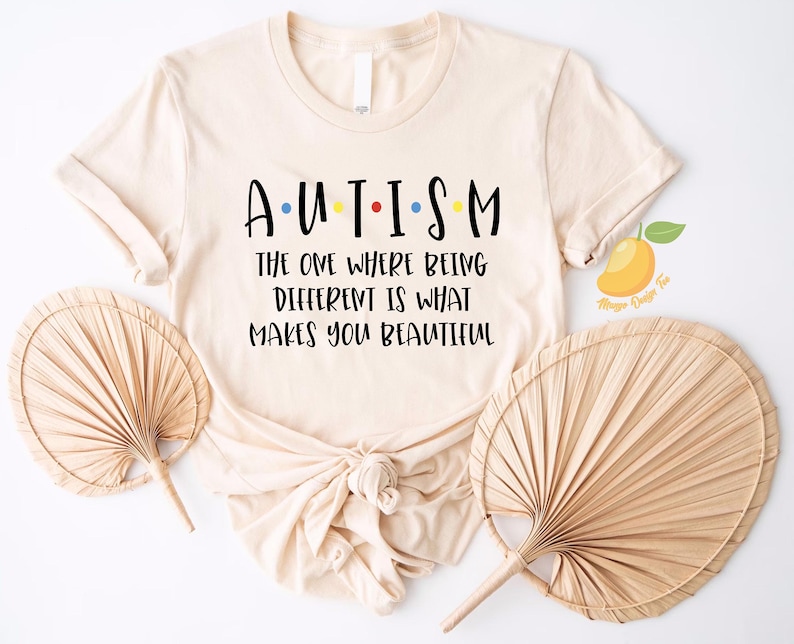 Autism Awareness Shirt, Autism Acceptance Shirt, Autism Month Tee, Autism Mom Shirt, Rainbow Neurodiversity Shirt, Teacher Autism Gift Shirt image 2