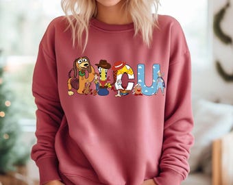 PICU Nurse Pediatric Nurse Sweatshirt, Cute New Nurse Gift, PICU Nurse Peds School Nurse Sweatshirt, Nurse Appreciation, Gift For Nurse