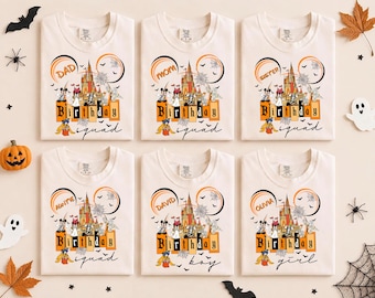 Custom Disney Halloween Birthday Shirt, Disneyland Castle Birthday Family Matching Shirts, Halloween Party Trip 2026 Shirt