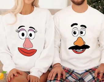 Mr Potato And Mrs Potato Head Sweatshirt, Funny Christmas Couples Sweatshirts, Matching Holiday Couples Shirt, Holiday Gift Sweater