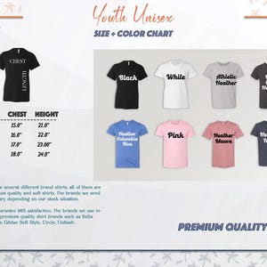 a white and black shirt with different colors