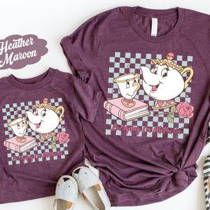 Disney Mrs. Potts And Chip Shirt, Everyday I'm Motherin Mama and Mini Matching Shirts, Mama Mini Disney Trip Tshirts