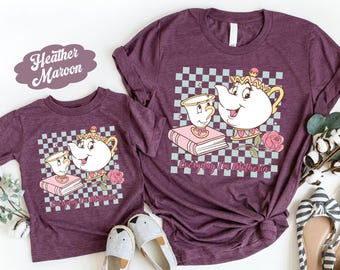 Disney Mrs. Potts And Chip Shirt, Everyday I'm Motherin Mama and Mini Matching Shirts, Mama Mini Disney Trip Tshirts