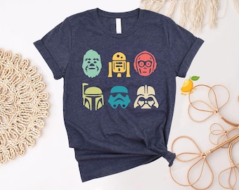Star Wars Character Shirt, Disney Star Wars Kid Tee, Star Wars Crewneck Shirt, Disney Family Vacation Tee, Gift For Men