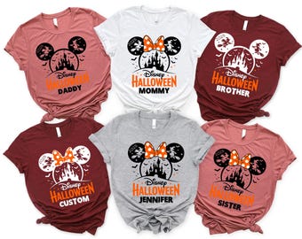 Custom Halloween Disney 2026 Shirt, Mickey and Friends Trick or Treat Shirt, WDW Spooky Season Halloween Shirt, Halloween Trip Tee