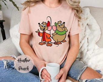 Jaq Jaq and Gus Gus Shirt, Disney Princess Shirt Cinderella Shirt, Disneyland Matching Family Tee, Disney World Shirt,  Magic Kingdom Shirt