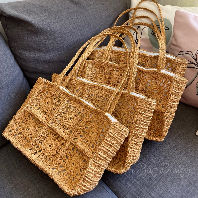 Woven Straw Summer Handbag Knitted Straw Sleeve Bag Mother's Day Gift zdjęcie 3