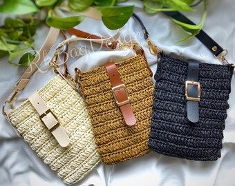 Handmade phone bag,Crochet bag,Mother's day gift