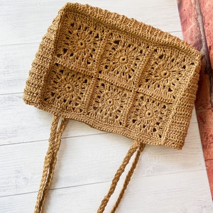 Woven Straw Summer Handbag Knitted Straw Sleeve Bag Mother's Day Gift zdjęcie 7