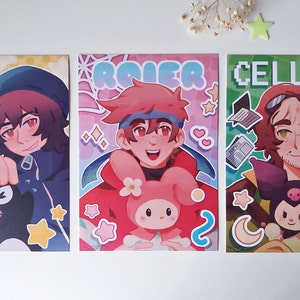 QSMP Quackity / Roier / Cellbit | Prints A4 & A5