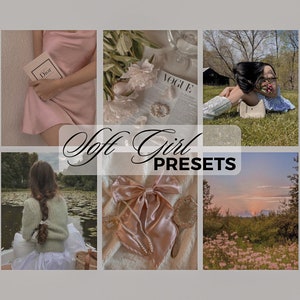 Soft Girl Aesthetic Lightroom Preset Bundle