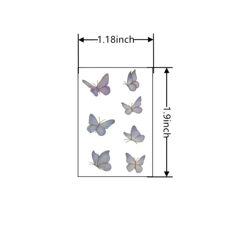 Temporary Butterfly Tattoos Etsy